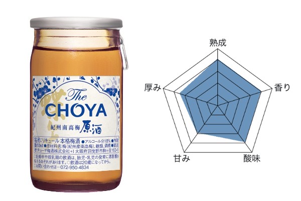 The CHOYA 紀州南高梅原酒