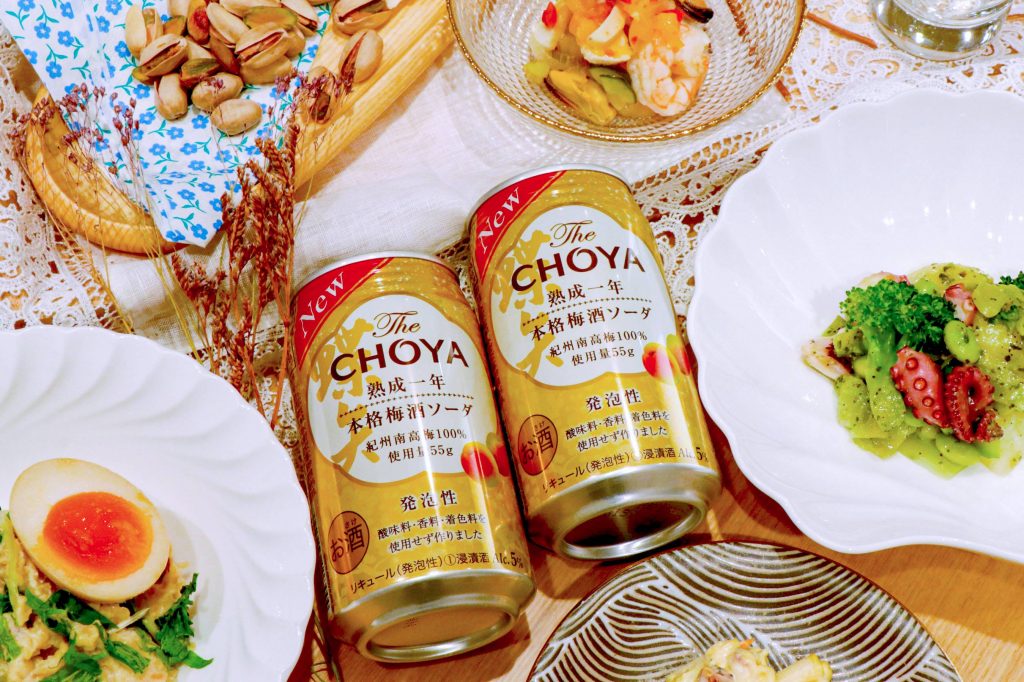 The CHOYA 熟成一年本格梅酒ソーダ