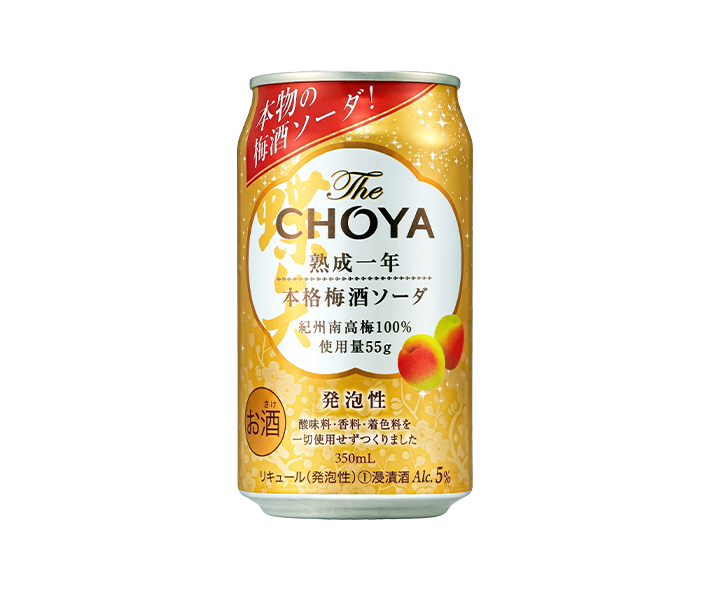 The CHOYA 熟成一年　本格梅酒ソーダ