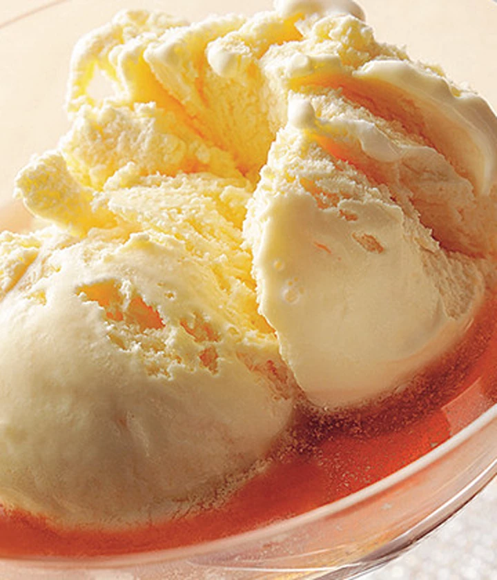 Kokuto Umeshu mit Vanilleeis