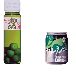 CHOYA UMESHU KISHU（1986～）CHOYA UME SODA（1988～）